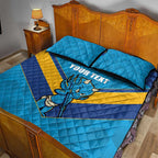 Norths Rugby Custom Quilt Bed Set Go Devils Mascot Sporty Style - Aussie Hoodie