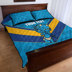 Norths Rugby Custom Quilt Bed Set Go Devils Mascot Sporty Style - Aussie Hoodie