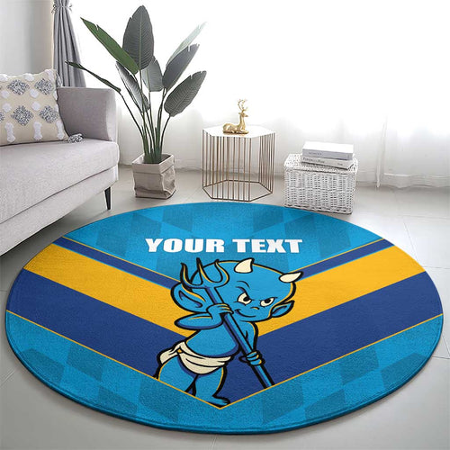 Norths Rugby Custom Round Carpet Go Devils Mascot Sporty Style - Aussie Hoodie