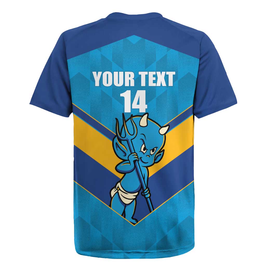 Norths Rugby Custom Rugby Jersey Go Devils Mascot Sporty Style - Aussie Hoodie