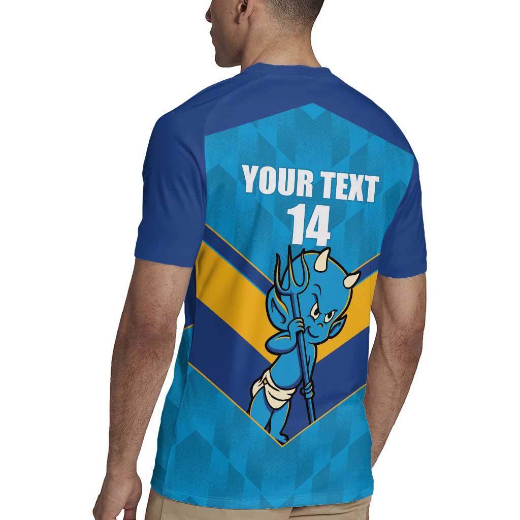 Norths Rugby Custom Rugby Jersey Go Devils Mascot Sporty Style - Aussie Hoodie