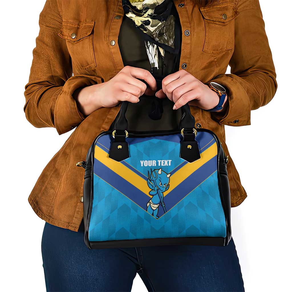 Norths Rugby Custom Shoulder Handbag Go Devils Mascot Sporty Style - Aussie Hoodie