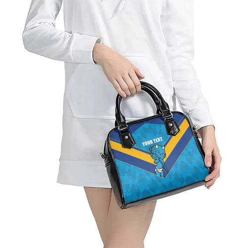 Norths Rugby Custom Shoulder Handbag Go Devils Mascot Sporty Style - Aussie Hoodie