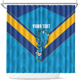 Norths Rugby Custom Shower Curtain Go Devils Mascot Sporty Style - Aussie Hoodie