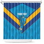 Norths Rugby Custom Shower Curtain Go Devils Mascot Sporty Style - Aussie Hoodie