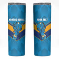 Norths Rugby Custom Skinny Tumbler Go Devils Mascot Sporty Style - Aussie Hoodie