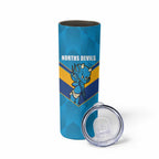 Norths Rugby Custom Skinny Tumbler Go Devils Mascot Sporty Style - Aussie Hoodie
