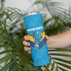Norths Rugby Custom Skinny Tumbler Go Devils Mascot Sporty Style - Aussie Hoodie