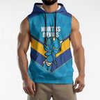 Norths Rugby Custom Sleeveless Hoodie Go Devils Mascot Sporty Style - Aussie Hoodie