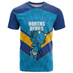 Norths Rugby Custom T Shirt Go Devils Mascot Sporty Style - Aussie Hoodie