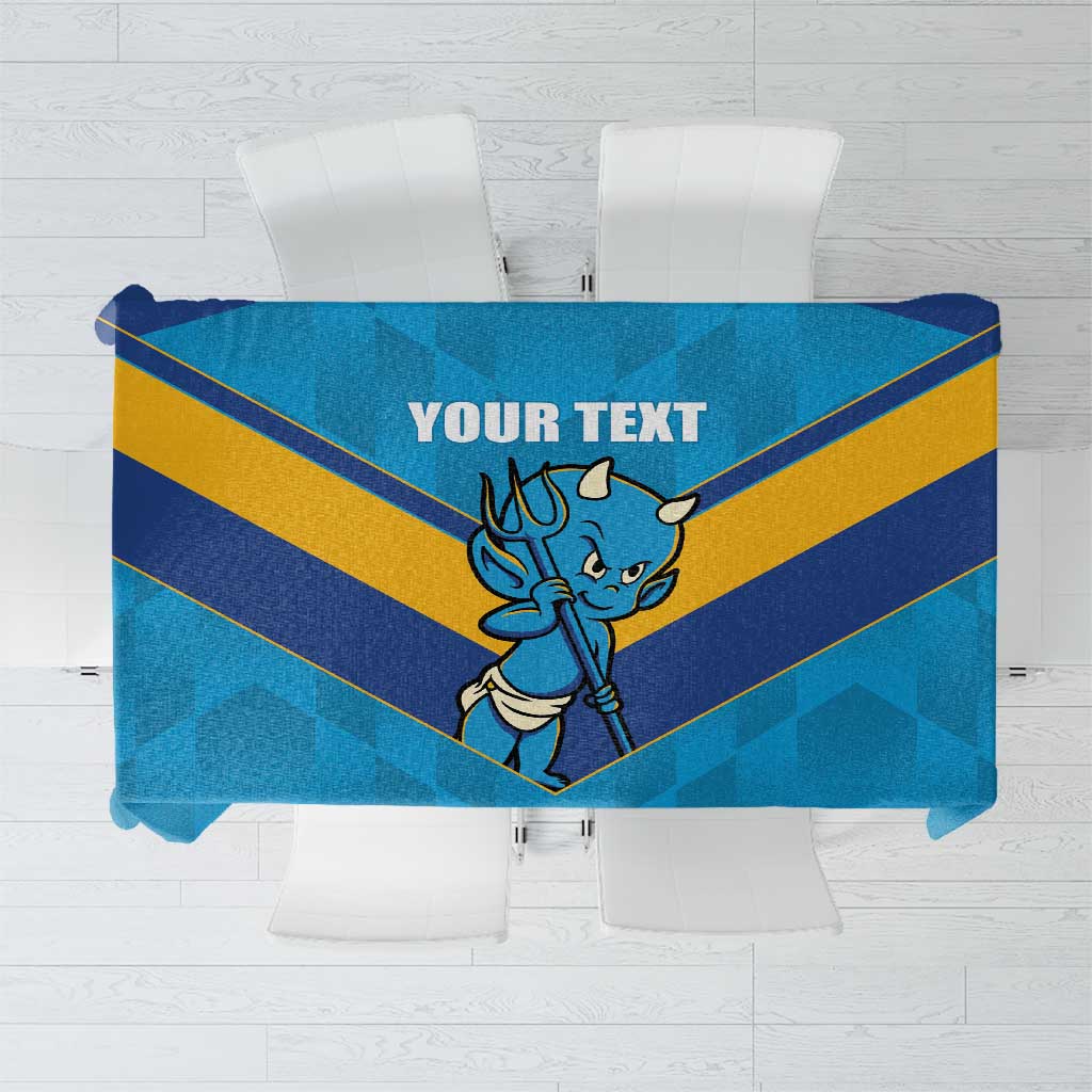 Norths Rugby Custom Tablecloth Go Devils Mascot Sporty Style - Aussie Hoodie