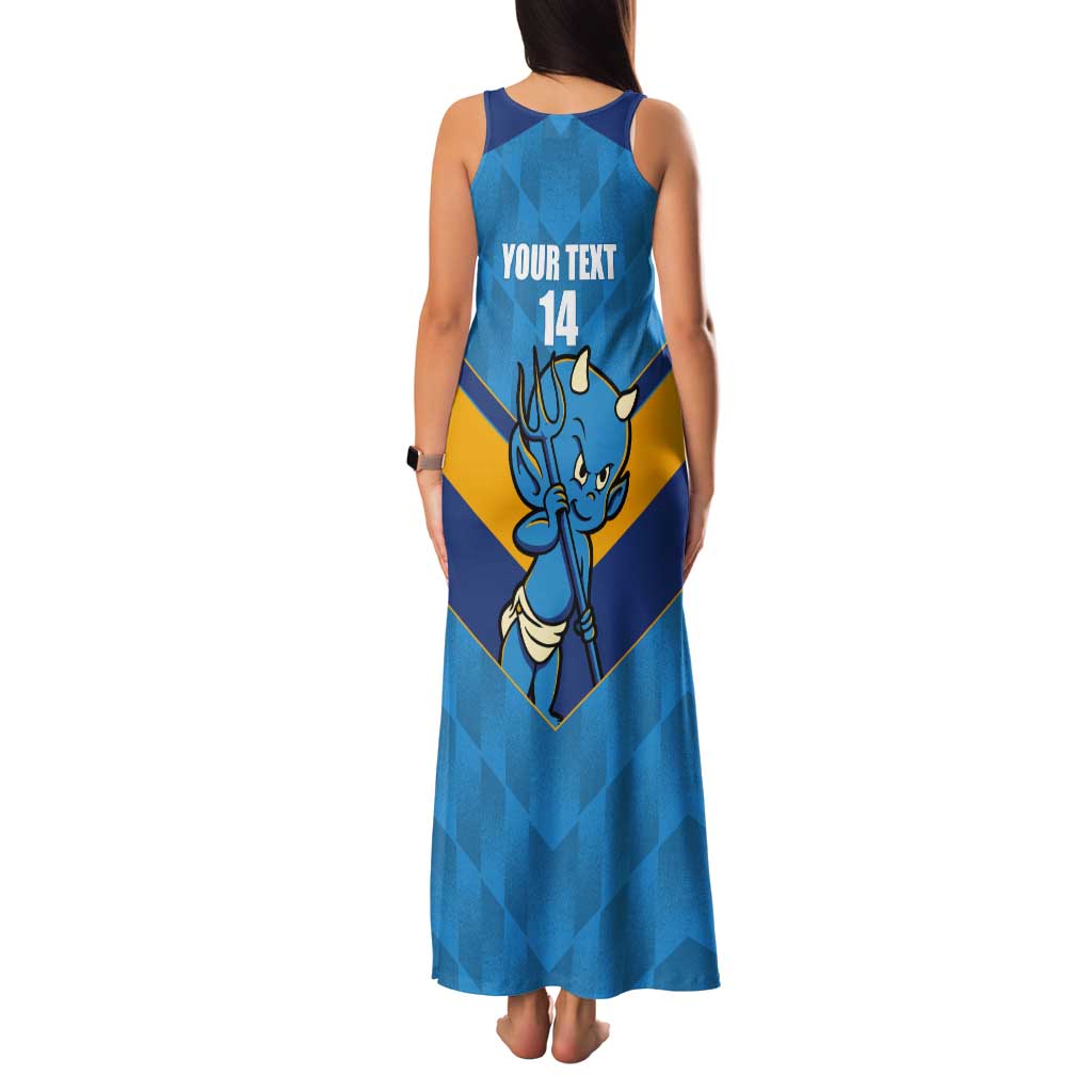 Norths Rugby Custom Tank Maxi Dress Go Devils Mascot Sporty Style - Aussie Hoodie