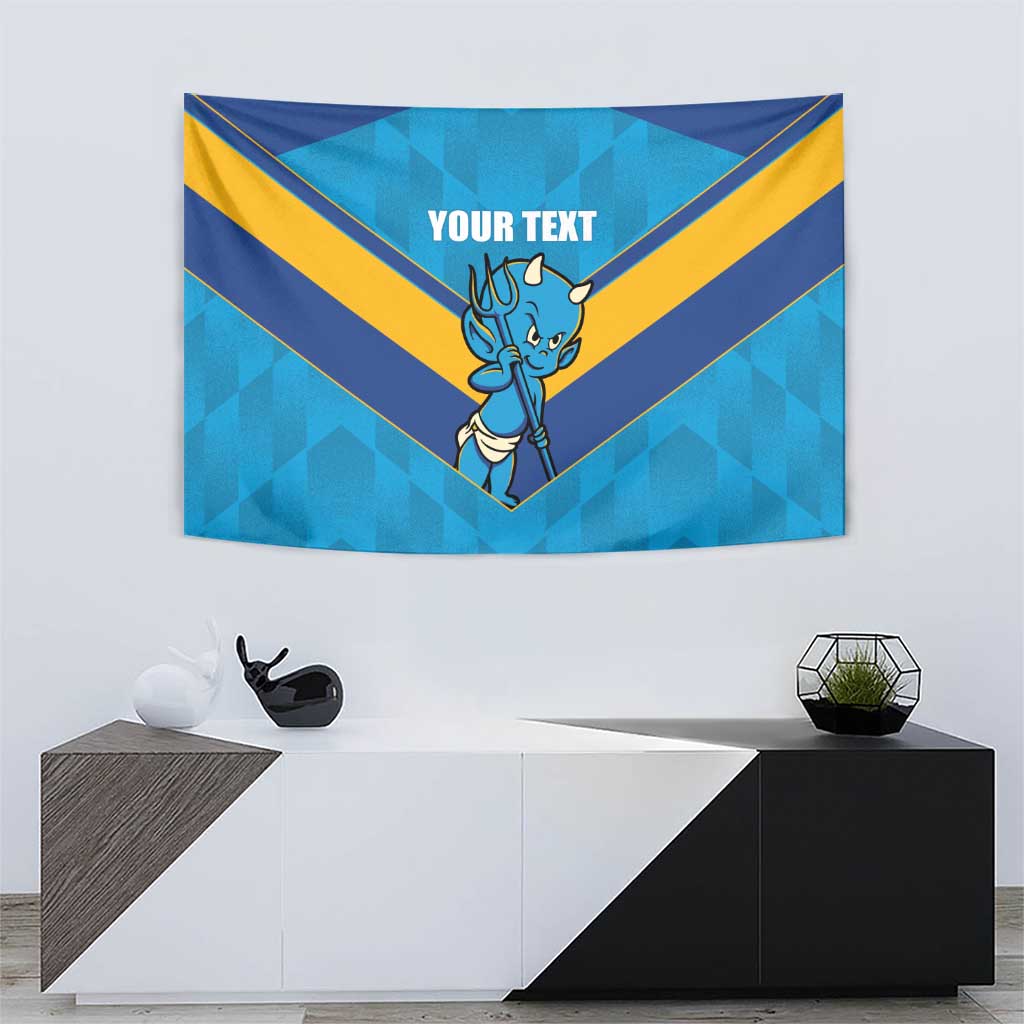 Norths Rugby Custom Tapestry Go Devils Mascot Sporty Style - Aussie Hoodie