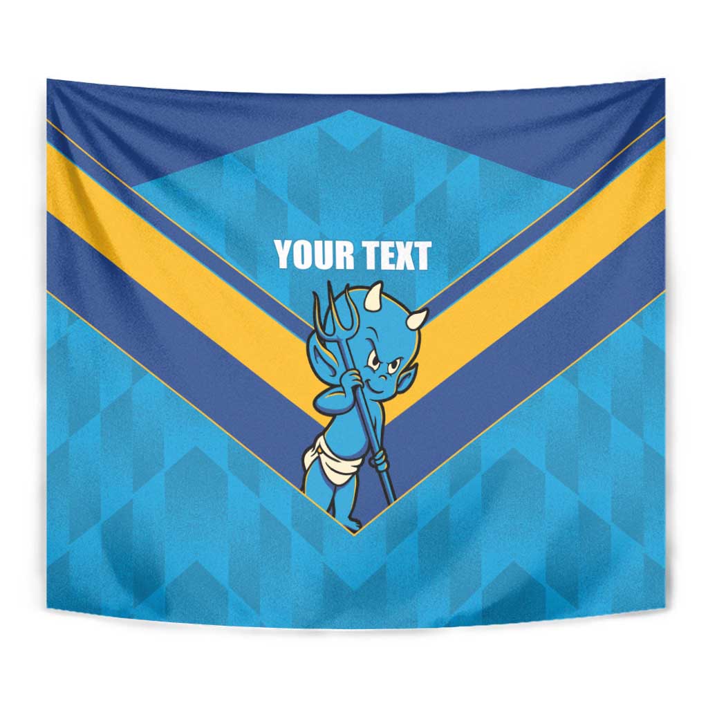 Norths Rugby Custom Tapestry Go Devils Mascot Sporty Style - Aussie Hoodie