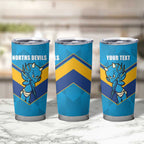 Norths Rugby Custom Tumbler Cup Go Devils Mascot Sporty Style - Aussie Hoodie