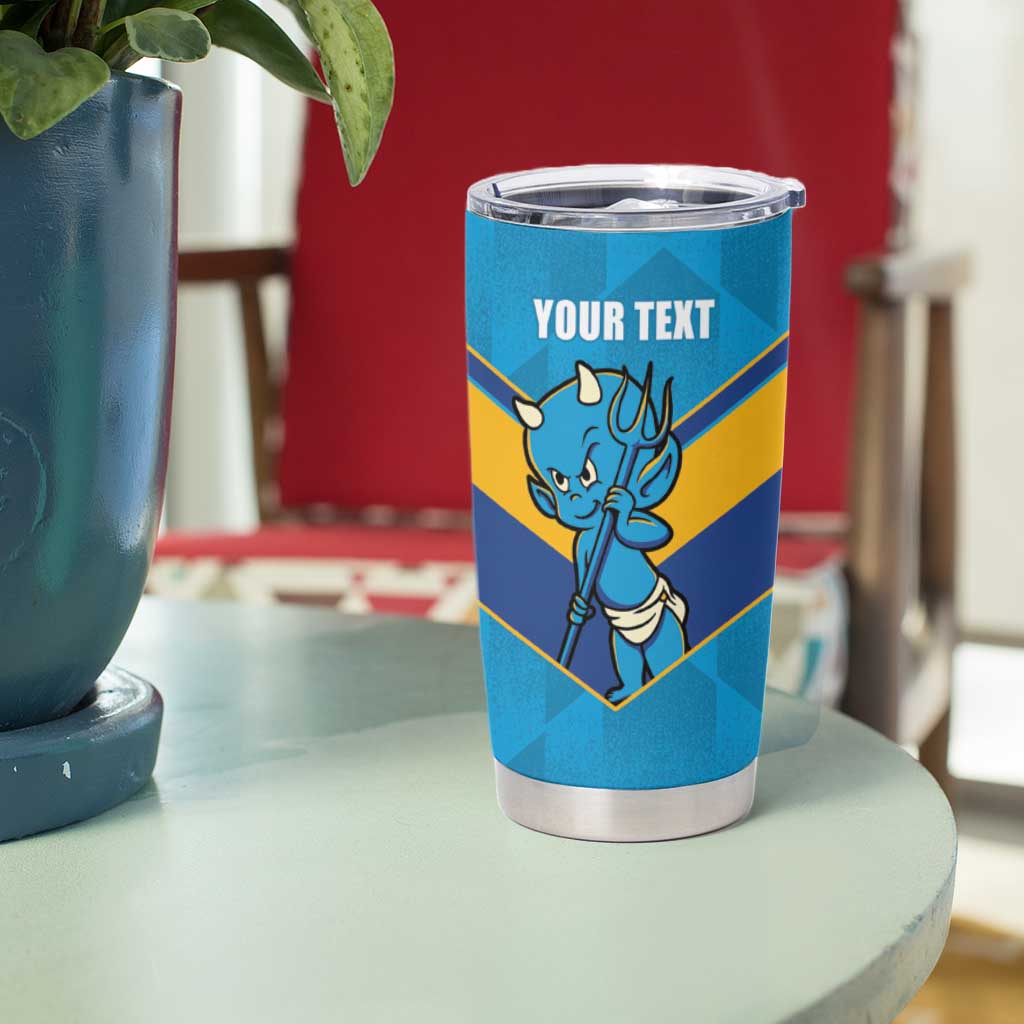 Norths Rugby Custom Tumbler Cup Go Devils Mascot Sporty Style - Aussie Hoodie