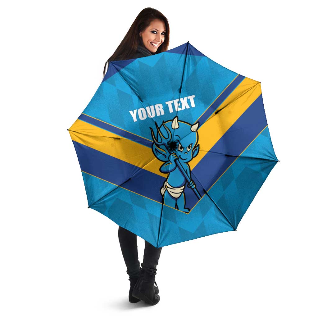 Norths Rugby Custom Umbrella Go Devils Mascot Sporty Style - Aussie Hoodie