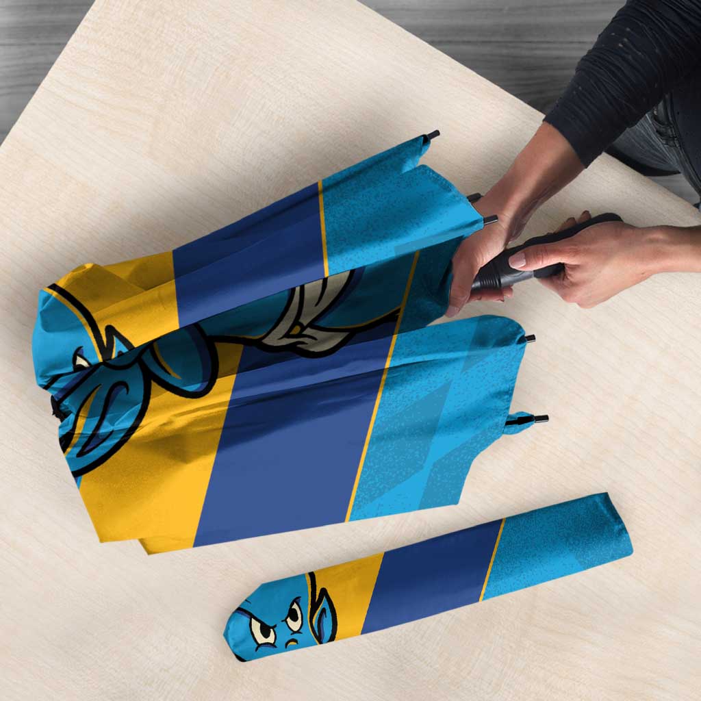 Norths Rugby Custom Umbrella Go Devils Mascot Sporty Style - Aussie Hoodie
