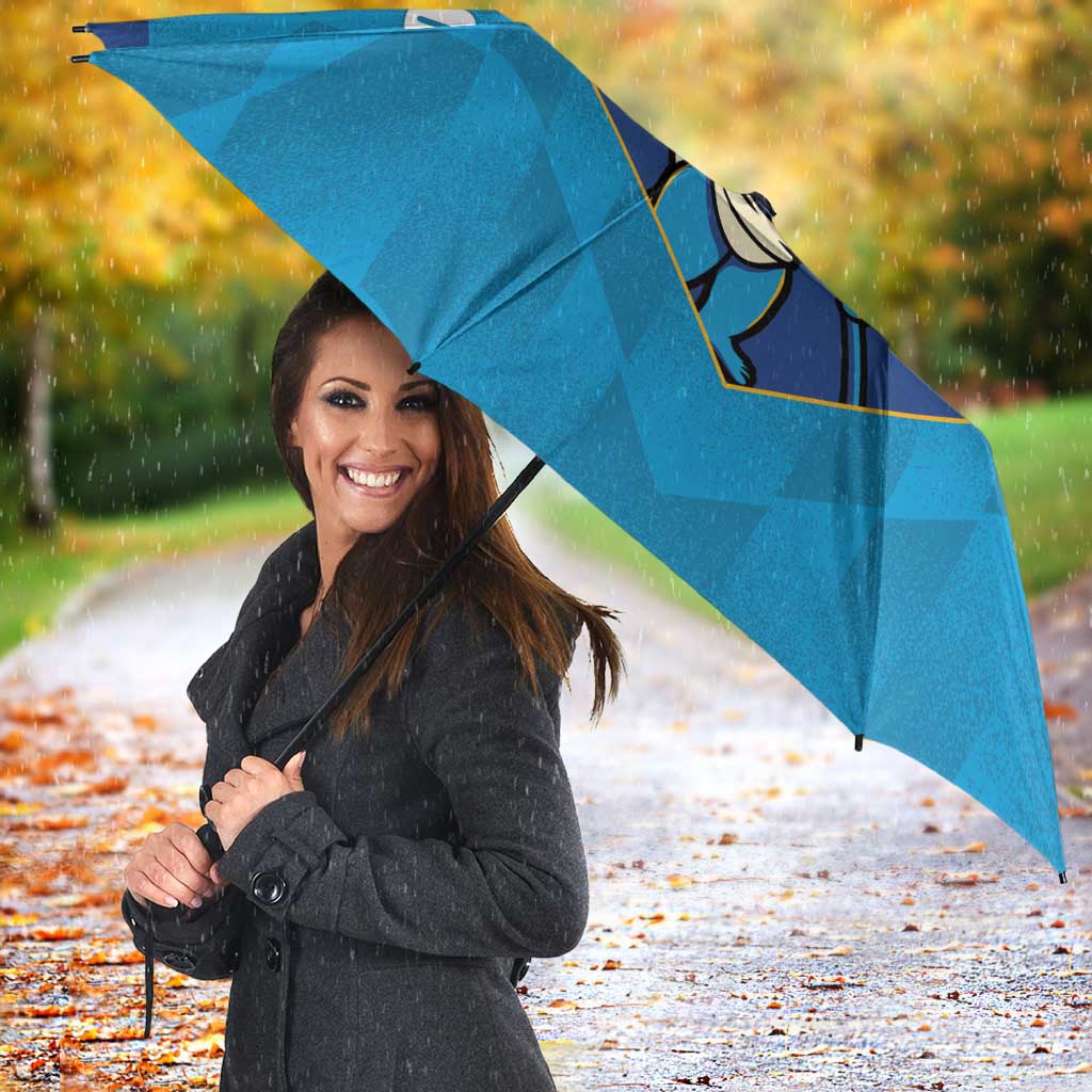 Norths Rugby Custom Umbrella Go Devils Mascot Sporty Style - Aussie Hoodie