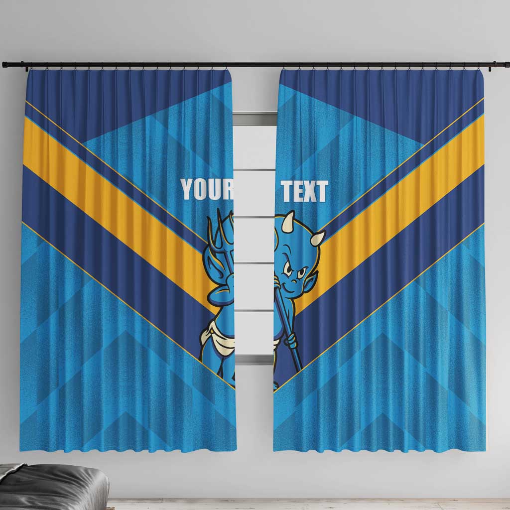 Norths Rugby Custom Window Curtain Go Devils Mascot Sporty Style - Aussie Hoodie