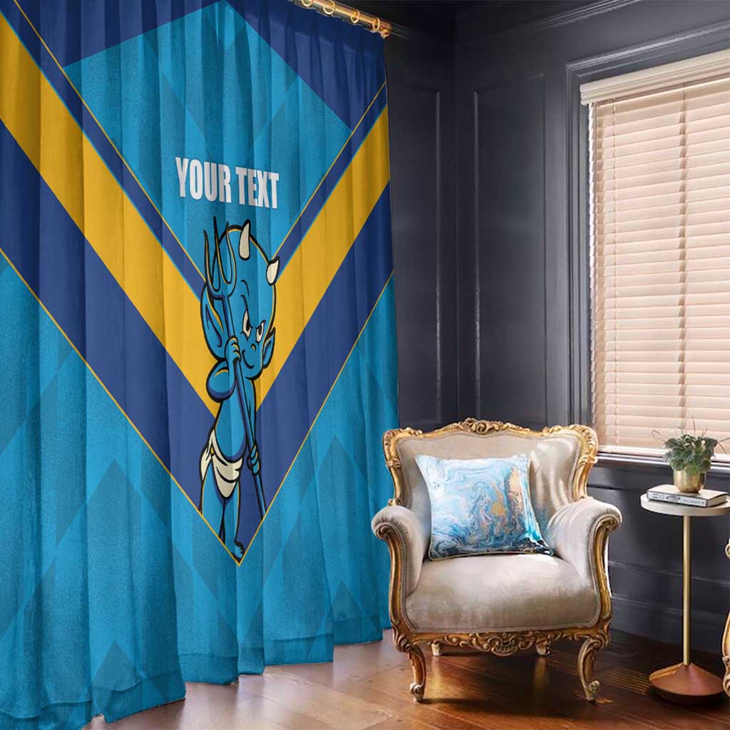 Norths Rugby Custom Window Curtain Go Devils Mascot Sporty Style - Aussie Hoodie