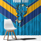 Norths Rugby Custom Window Curtain Go Devils Mascot Sporty Style - Aussie Hoodie