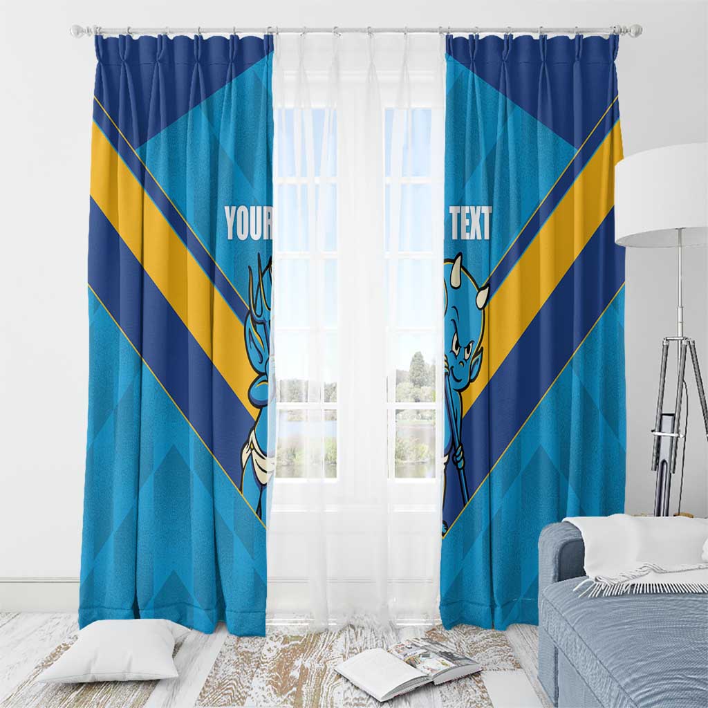Norths Rugby Custom Window Curtain Go Devils Mascot Sporty Style - Aussie Hoodie