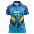 Norths Rugby Custom Women Polo Shirt Go Devils Mascot Sporty Style - Aussie Hoodie