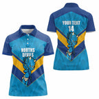Norths Rugby Custom Women Polo Shirt Go Devils Mascot Sporty Style - Aussie Hoodie
