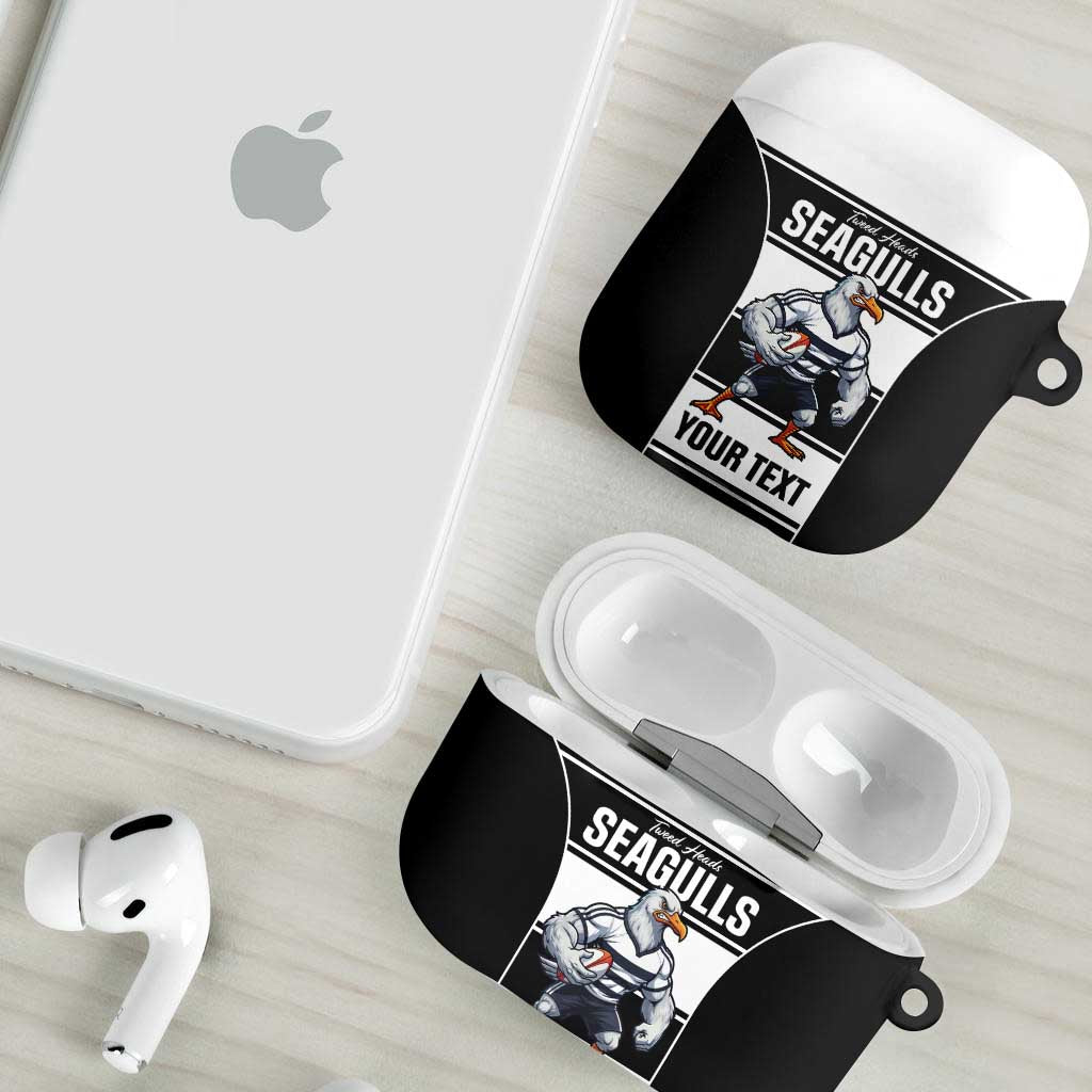 Tweed Heads Rugby Custom AirPods Case Go Seagulls Mascot Sporty Style - Aussie Hoodie