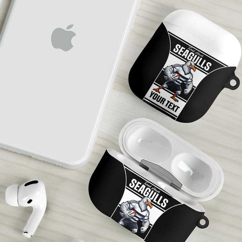Tweed Heads Rugby Custom AirPods Case Go Seagulls Mascot Sporty Style - Aussie Hoodie