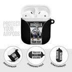 Tweed Heads Rugby Custom AirPods Case Go Seagulls Mascot Sporty Style - Aussie Hoodie