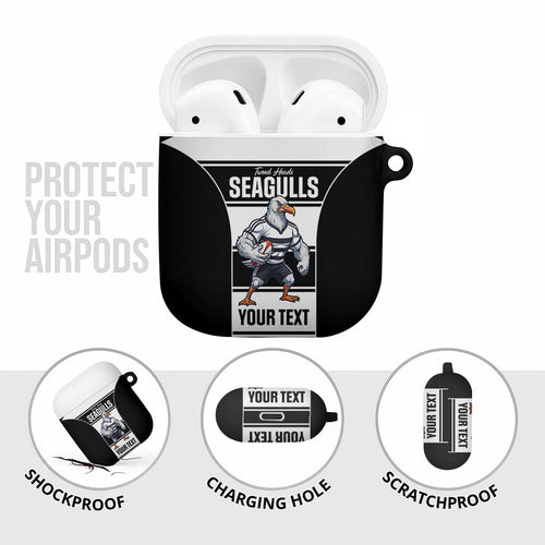 Tweed Heads Rugby Custom AirPods Case Go Seagulls Mascot Sporty Style - Aussie Hoodie