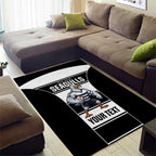 Tweed Heads Rugby Custom Area Rug Go Seagulls Mascot Sporty Style - Aussie Hoodie