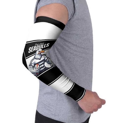 Tweed Heads Rugby Custom Arm Sleeves Go Seagulls Mascot Sporty Style - Aussie Hoodie