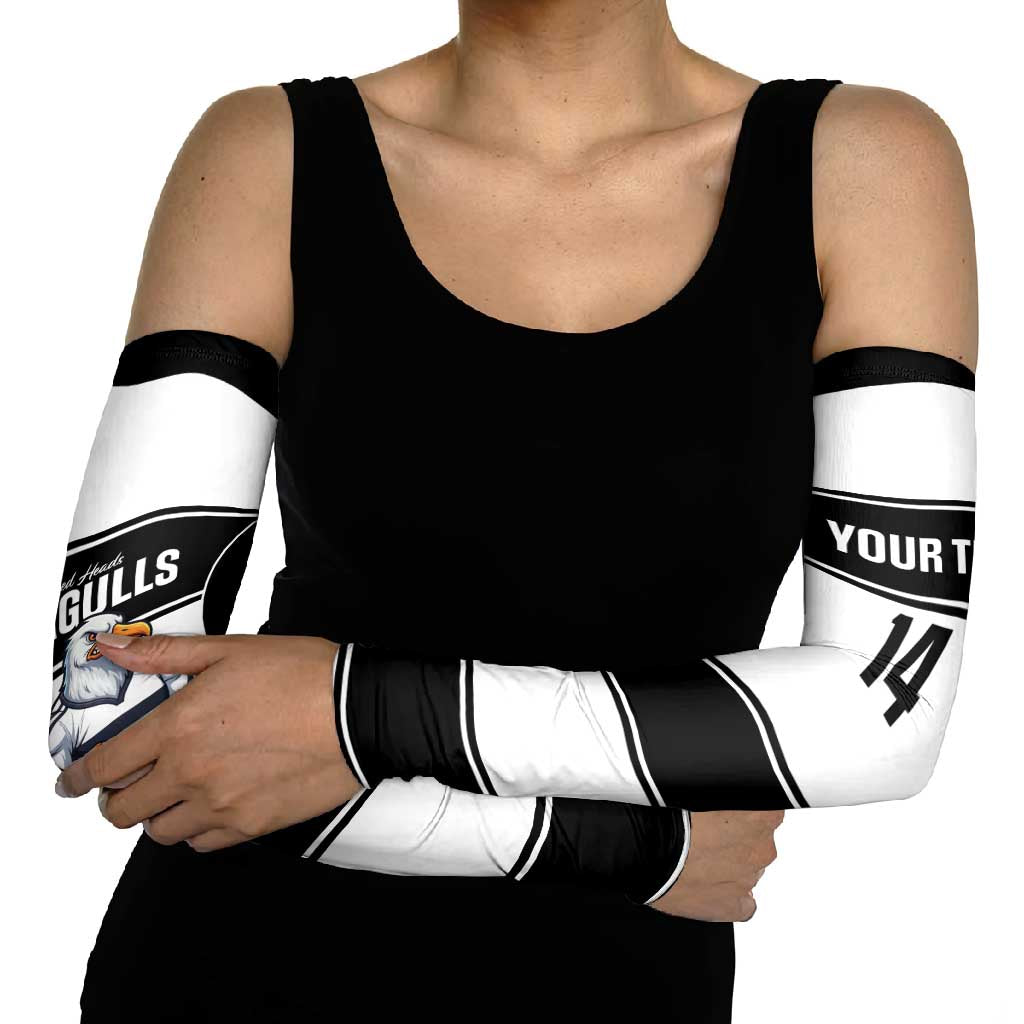 Tweed Heads Rugby Custom Arm Sleeves Go Seagulls Mascot Sporty Style - Aussie Hoodie