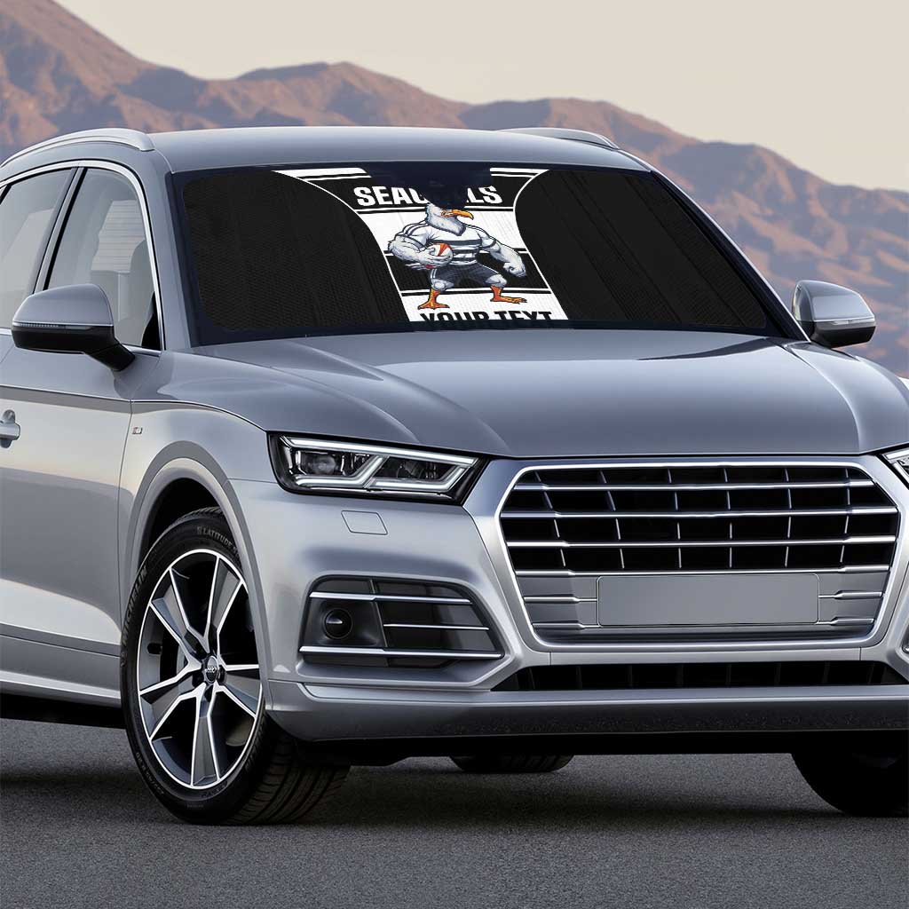 Tweed Heads Rugby Custom Auto Sun Shade Go Seagulls Mascot Sporty Style - Aussie Hoodie