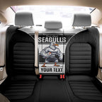 Tweed Heads Rugby Custom Back Car Seat Cover Go Seagulls Mascot Sporty Style - Aussie Hoodie