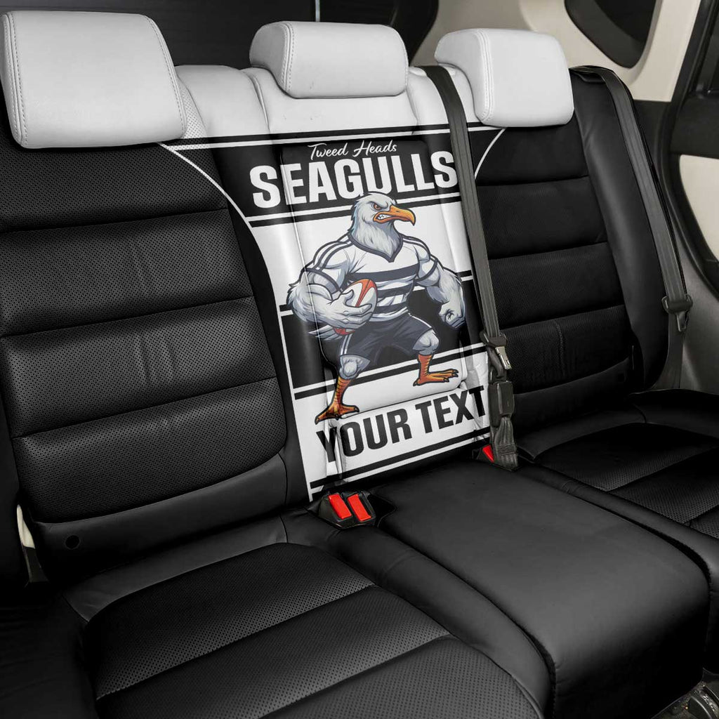 Tweed Heads Rugby Custom Back Car Seat Cover Go Seagulls Mascot Sporty Style - Aussie Hoodie
