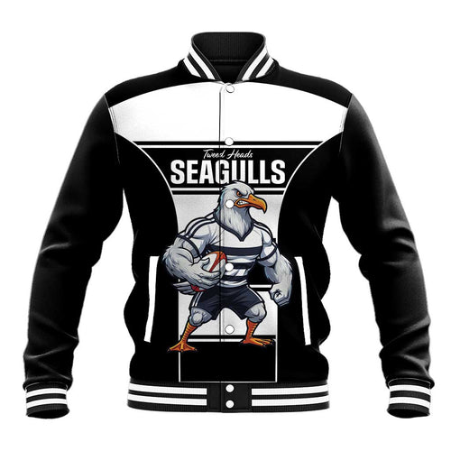Tweed Heads Rugby Custom Baseball Jacket Go Seagulls Mascot Sporty Style - Aussie Hoodie