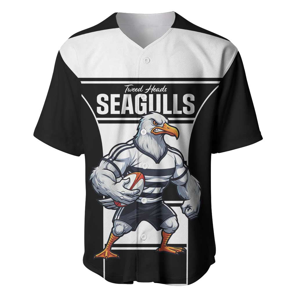 Tweed Heads Rugby Custom Baseball Jersey Go Seagulls Mascot Sporty Style - Aussie Hoodie