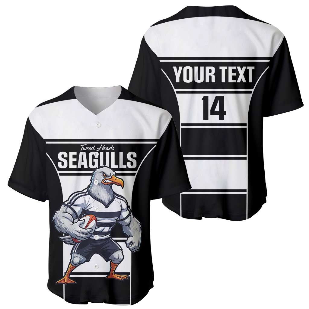 Tweed Heads Rugby Custom Baseball Jersey Go Seagulls Mascot Sporty Style - Aussie Hoodie