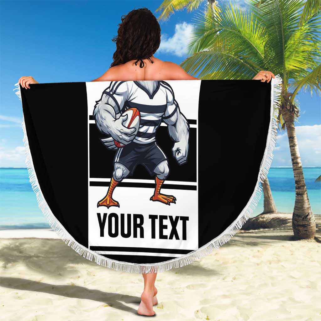 Tweed Heads Rugby Custom Beach Blanket Go Seagulls Mascot Sporty Style - Aussie Hoodie