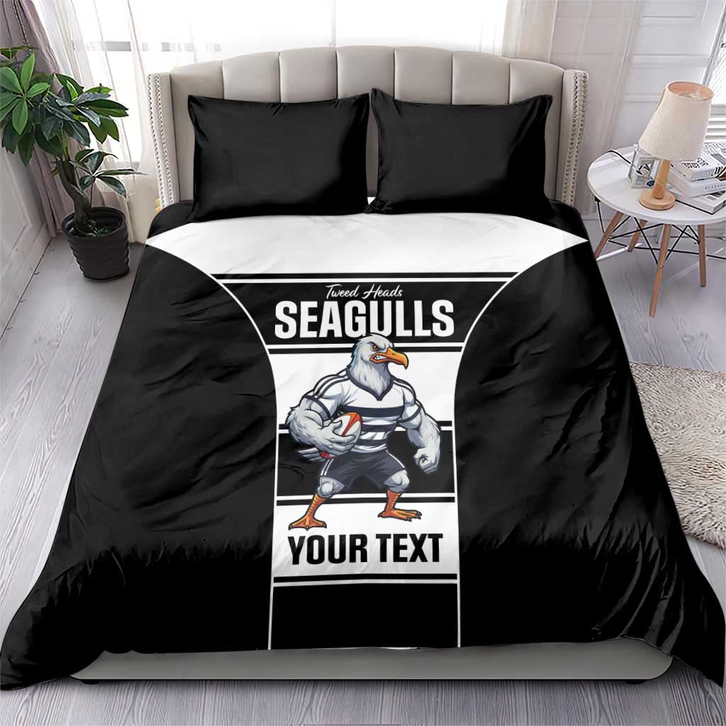 Tweed Heads Rugby Custom Bedding Set Go Seagulls Mascot Sporty Style - Aussie Hoodie