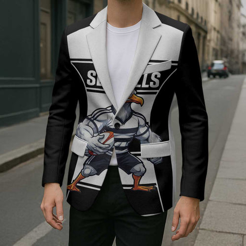 Tweed Heads Rugby Custom Blazer Go Seagulls Mascot Sporty Style - Aussie Hoodie