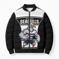 Tweed Heads Rugby Custom Bomber Puffer Jacket Go Seagulls Mascot Sporty Style - Aussie Hoodie