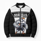 Tweed Heads Rugby Custom Bomber Puffer Jacket Go Seagulls Mascot Sporty Style - Aussie Hoodie