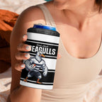 Tweed Heads Rugby Custom 4 in 1 Can Cooler Tumbler Go Seagulls Mascot Sporty Style - Aussie Hoodie