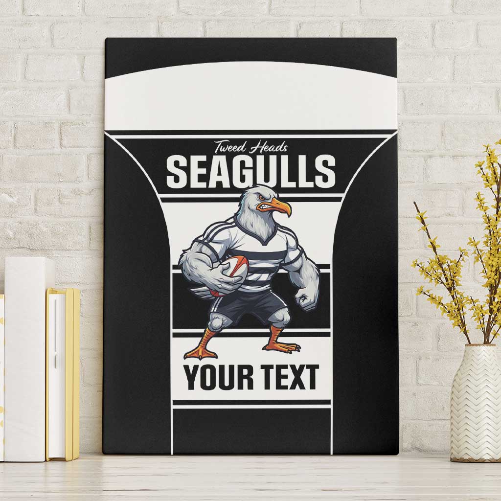 Tweed Heads Rugby Custom Canvas Wall Art Go Seagulls Mascot Sporty Style - Aussie Hoodie