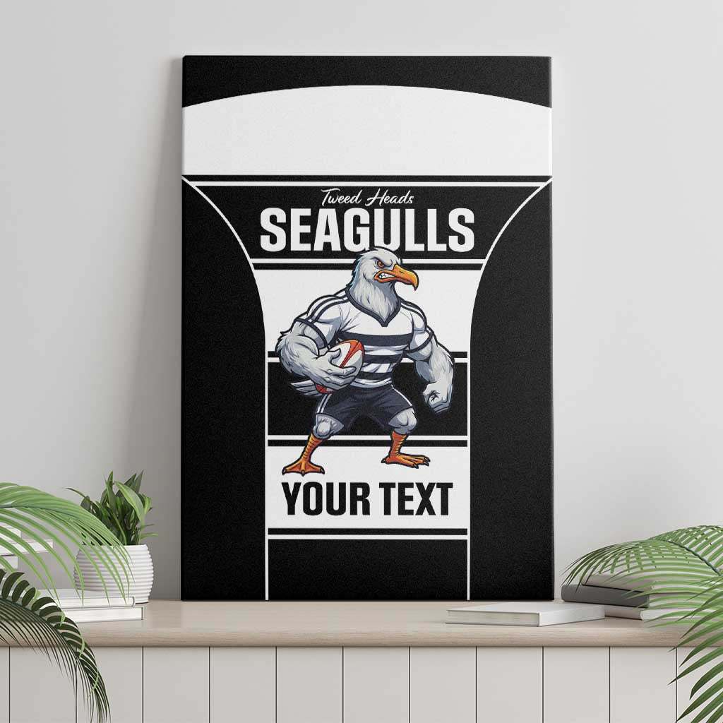 Tweed Heads Rugby Custom Canvas Wall Art Go Seagulls Mascot Sporty Style - Aussie Hoodie